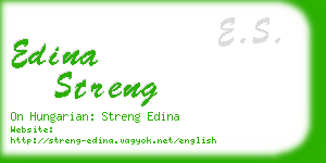 edina streng business card